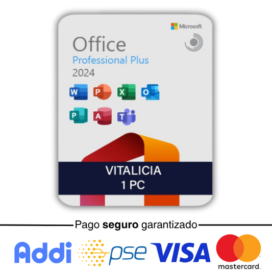 Licencia Microsoft Office 2024 Profesional