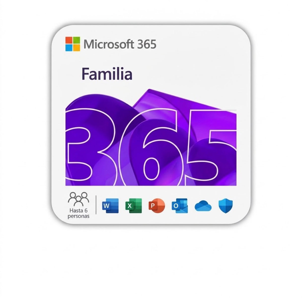 Microsoft 365 Family – 1 Año | 6 Usuarios + 2 TB en la Nube